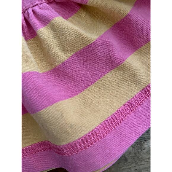 Matilda Jane Good Hart Sunrise Big Ruffles Knit Pants Orange Pink Stripe 4 - Picture 4 of 6